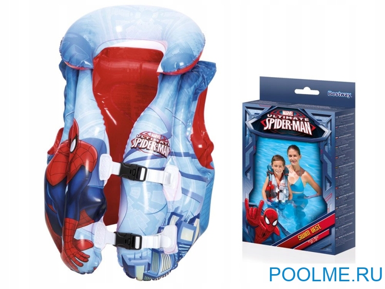 Жилет Bestway "Человек паук" 41 x 30 см, артикул 98014 Жилет Bestway "Человек паук" 41 x 30 см, артикул 98014