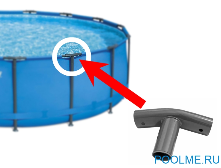 Тройник Bestway для бассейна 366 x 133 см, артикул 61411 Тройник Bestway для бассейна 366 x 133 см, артикул 61411