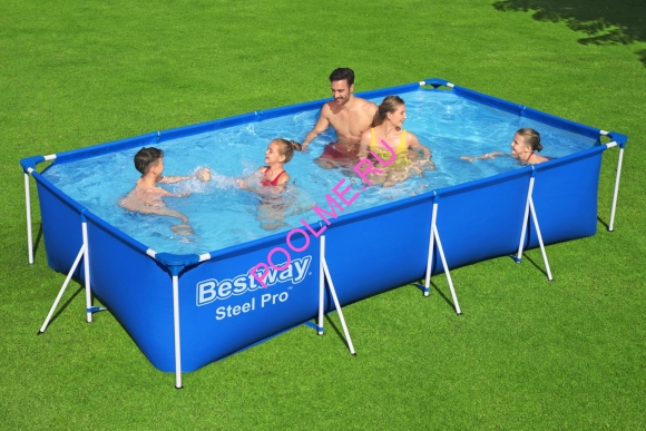 Каркасный бассейн Bestway 56424, размер 4 x 2.11 x 0.81 м