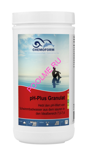 Уменьшитель уровня pH гранулированный Chemoform Ph-плюс 1 кг, артикул 0802001