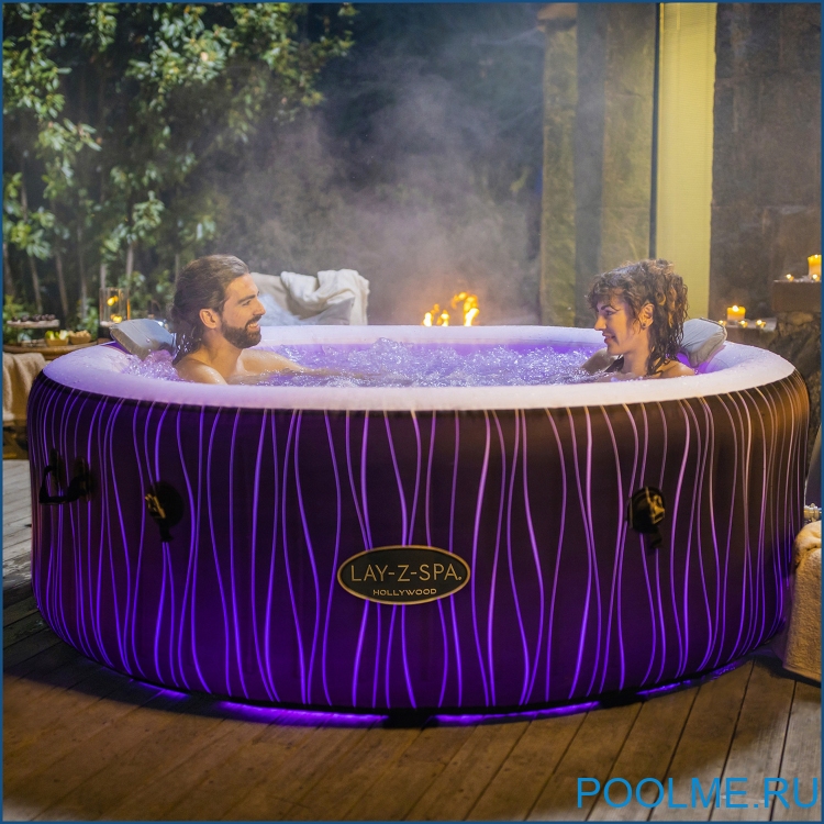 Джакузи Bestway 60059, внешний размер: 196 x 66 см - 6 мест Джакузи Bestway 60059, внешний размер: 196 x 66 см - 6 мест