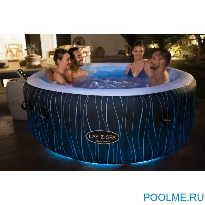 Джакузи Bestway 60059, внешний размер: 196 x 66 см - 6 мест Джакузи Bestway 60059, внешний размер: 196 x 66 см - 6 мест