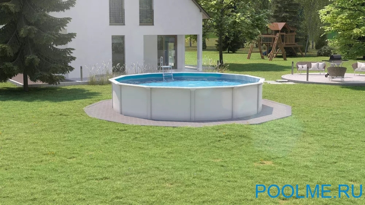 Морозостойкий бассейн MAGIC POOL 4.6 x 1.32 м арт. PR4613 - белый