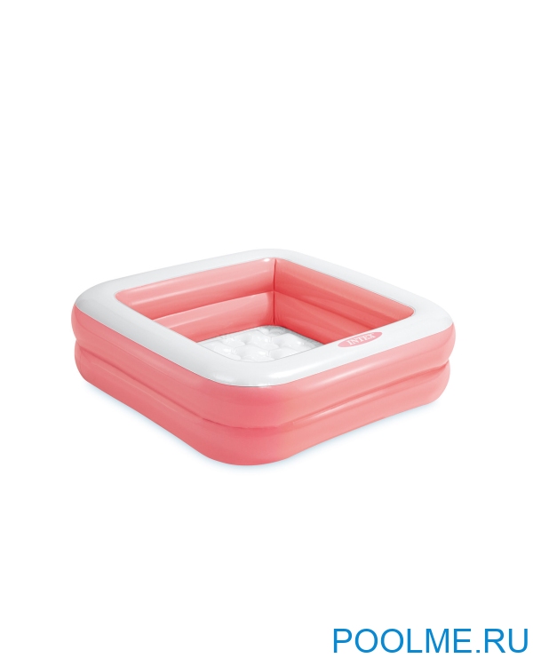 Надувной детский бассейн INTEX Play Box - розовый 86 х 86 х 25 см, артикул 57100 Надувной детский бассейн INTEX Play Box - розовый 86 х 86 х 25 см, артикул 57100