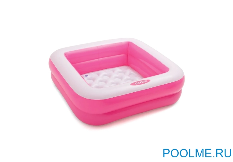 Надувной детский бассейн INTEX Play Box - розовый 86 х 86 х 25 см, артикул 57100 Надувной детский бассейн INTEX Play Box - розовый 86 х 86 х 25 см, артикул 57100