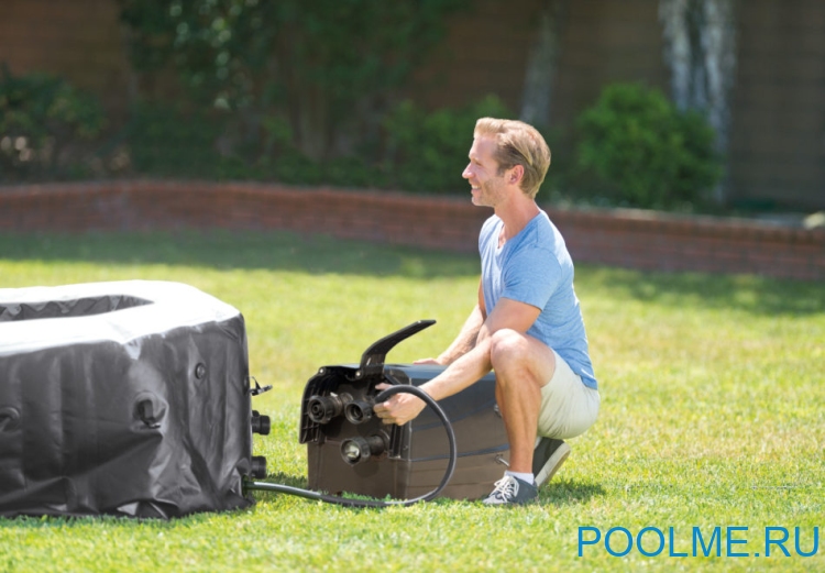 Джакузи INTEX 28462, размер: 211 x 71 см - 6 мест Джакузи INTEX 28462, размер: 211 x 71 см - 6 мест