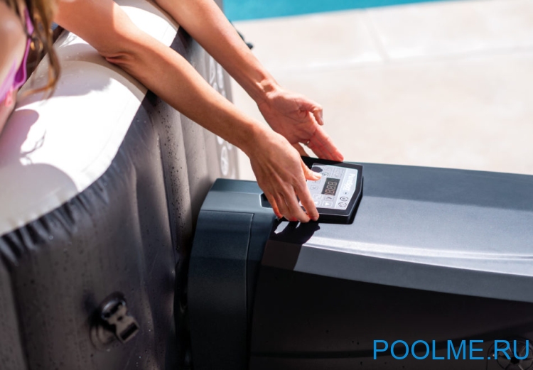 Джакузи INTEX 28462, размер: 211 x 71 см - 6 мест