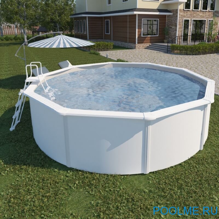 Морозостойкий бассейн MAGIC POOL 4.6 x 1.32 м (полная комплектация) арт. KITPR4613 - белый