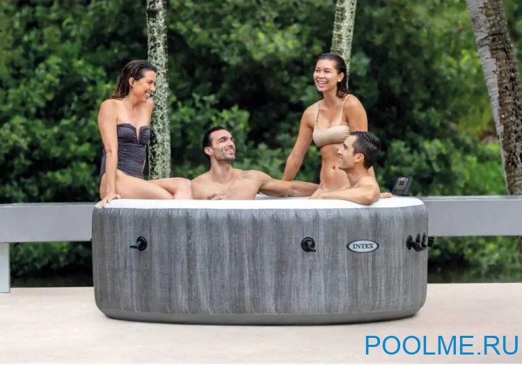 Джакузи INTEX 28442, размер: 216 x 71 см - 6 мест