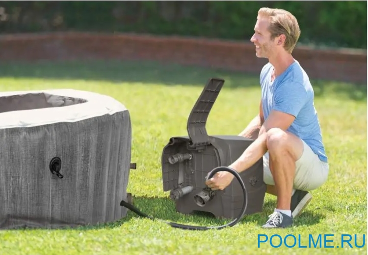 Джакузи INTEX 28442, размер: 216 x 71 см - 6 мест