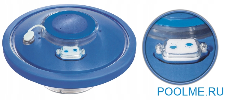 Плавающая светодиодная подсветка-фонтан Bestway, артикул 58493 Плавающая светодиодная подсветка-фонтан Bestway, артикул 58493