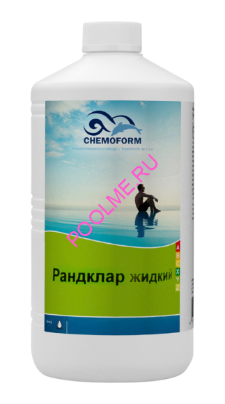 Средство для очистки стен бассейна и ватерлинии Chemoform Рандклар 1 л, артикул 1101001