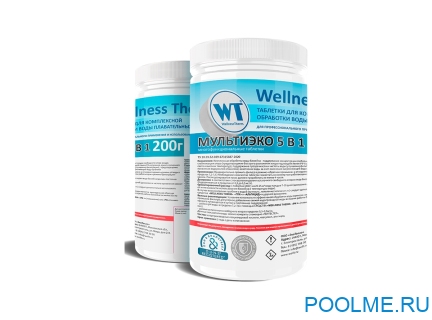 МУЛЬТИЭКО 5 в 1 таблетки 200г «Wellness Therm» 1кг, артикул 877420
