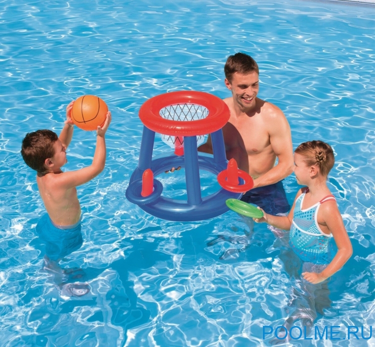Надувной набор Bestway "Баскетбол" 61 см, артикул 52190 Надувной набор Bestway "Баскетбол" 61 см, артикул 52190