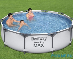Каркасный бассейн Bestway 56406, размер 3.05 x 0.76 м Каркасный бассейн Bestway 56406, размер 3.05 x 0.76 м