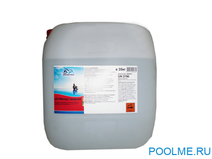 Уменьшитель уровня pH жидкий Chemoform Ph-минус 35 кг, артикул 0808035