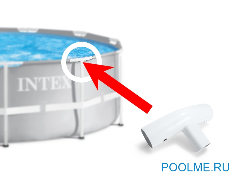 Тройник INTEX для каркасных бассейнов 305 х 76 см, артикул 12451 Тройник INTEX для каркасных бассейнов 305 х 76 см, артикул 12451