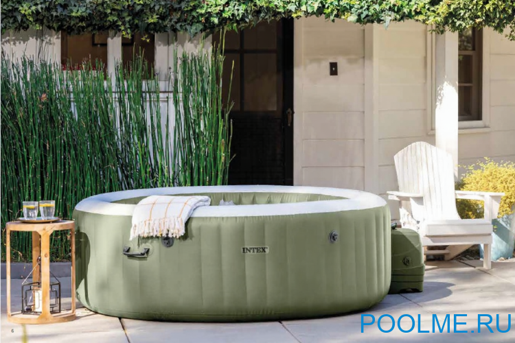 Джакузи INTEX 28426, размер: 196 x 71 см - 4 места Джакузи INTEX 28426, размер: 196 x 71 см - 4 места