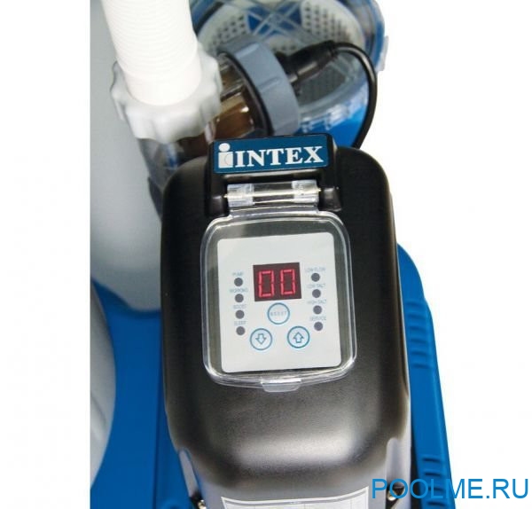 Песочный насос-фильтр + хлоргенератор INTEX "Krystal Clear", 6 м3/ч, артикул 26676 Песочный насос-фильтр + хлоргенератор INTEX "Krystal Clear", 6 м3/ч, артикул 26676