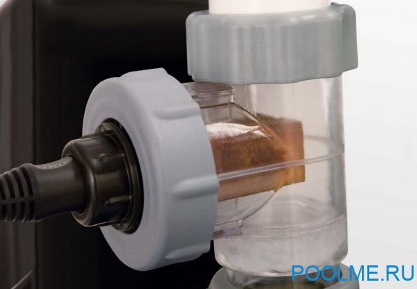 Песочный насос-фильтр + хлоргенератор INTEX "Krystal Clear", 6 м3/ч, артикул 26676 Песочный насос-фильтр + хлоргенератор INTEX "Krystal Clear", 6 м3/ч, артикул 26676