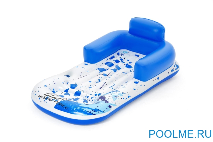 Надувной матрас-шезлонг Bestway для плавания "Cool Blue" 1.61 x 0. 84 м, артикул 43155