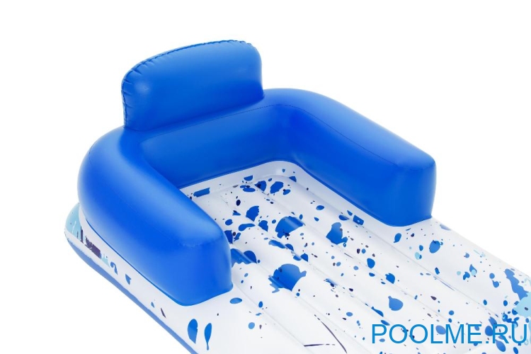 Надувной матрас-шезлонг Bestway для плавания "Cool Blue" 1.61 x 0. 84 м, артикул 43155