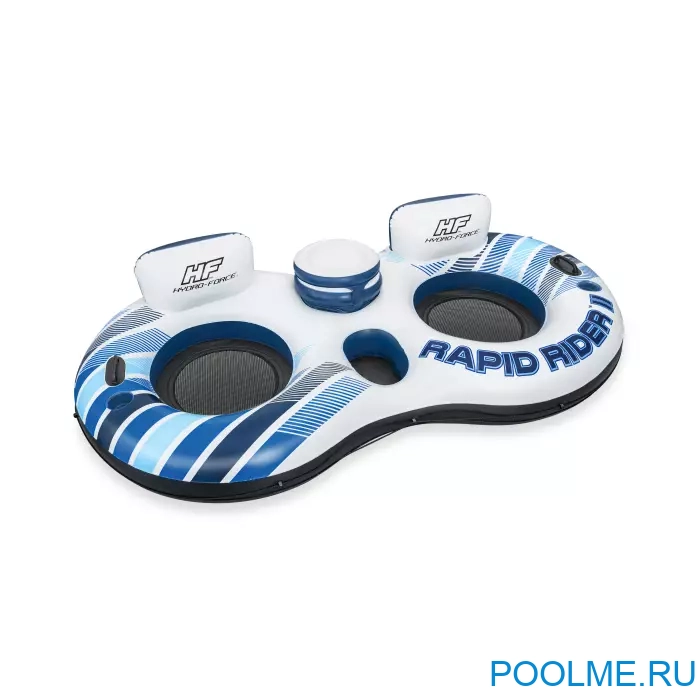 Надувной круг-кресло Bestway "Rapid Rider" на двоих 251 x 132 см, артикул 43113