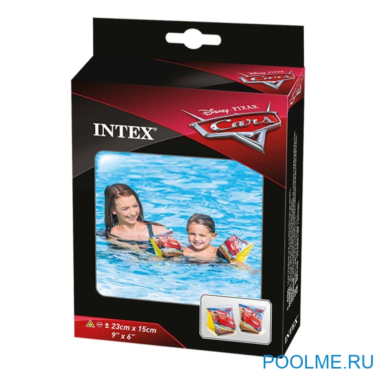 Нарукавники INTEX "Тачки" 23 x 15 см, артикул 56652