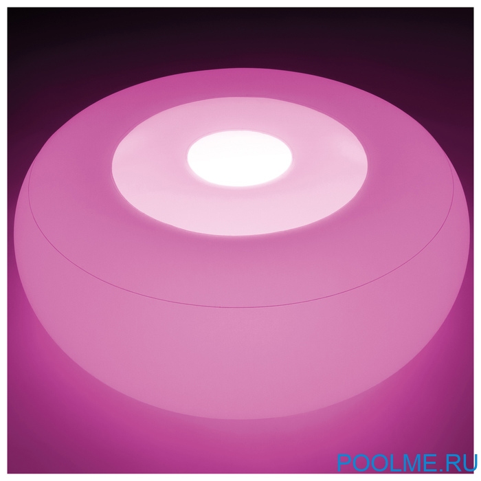 Надувной светящийся пуфик INTEX, артикул 68697