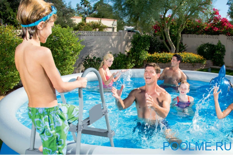 Надувной бассейн INTEX Easy Set 4.57 x 1.22 м, артикул 26168 Надувной бассейн INTEX Easy Set 4.57 x 1.22 м, артикул 26168