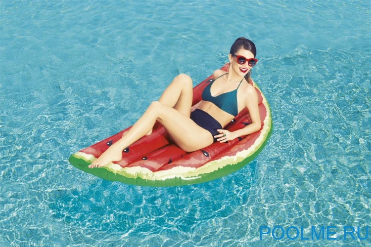 Надувной матрас Bestway для плавания "Арбуз" 1.74 x 0.89 м, артикул 43159 Надувной матрас Bestway для плавания "Арбуз" 1.74 x 0.89 м, артикул 43159
