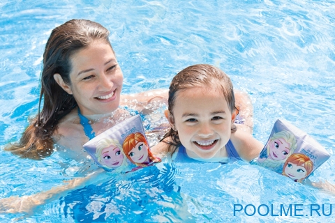 Нарукавники INTEX "Холодное сердце" 23 x 15 см, артикул 56640