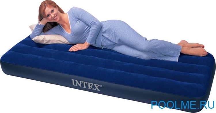Матрас INTEX надувной 76 x 191 x 22 см, без насоса, артикул 68950 Матрас INTEX надувной 76 x 191 x 22 см, без насоса, артикул 68950