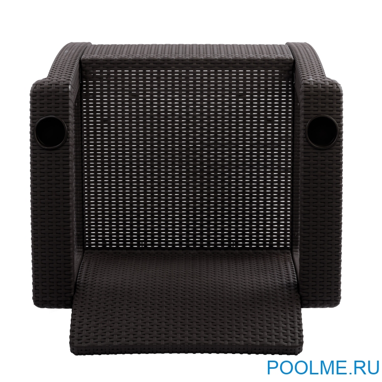 Набор кресел из искусственного ротанга без подушек Набор кресел из искусственного ротанга без подушек