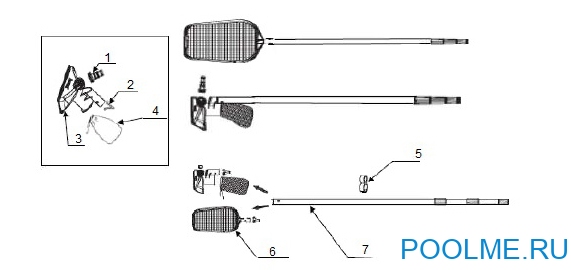 Набор для чистки бассейнов INTEX, артикул 28002 Набор для чистки бассейнов INTEX, артикул 28002