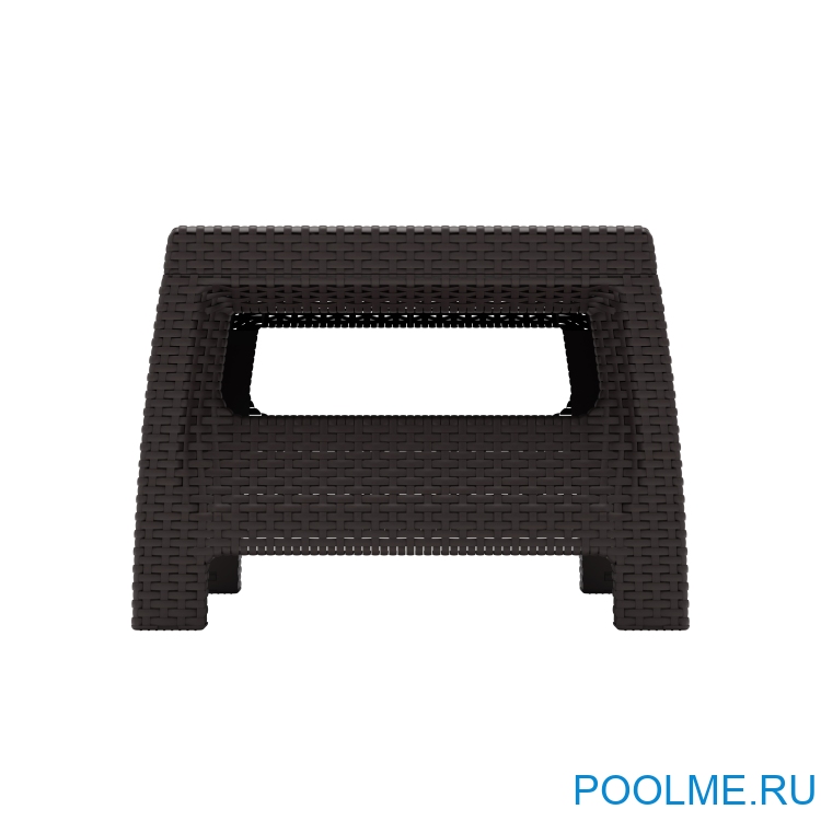 Стол из искусственного ротанга 76.5 х 57 х 42 см Стол из искусственного ротанга 76.5 х 57 х 42 см