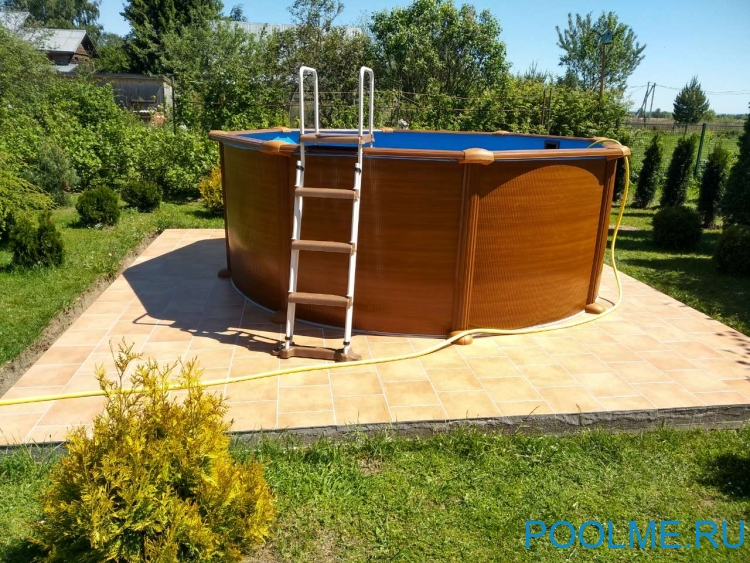 Бассейн GRE 3.5 x 1.32 м, арт. PR358WOMAG