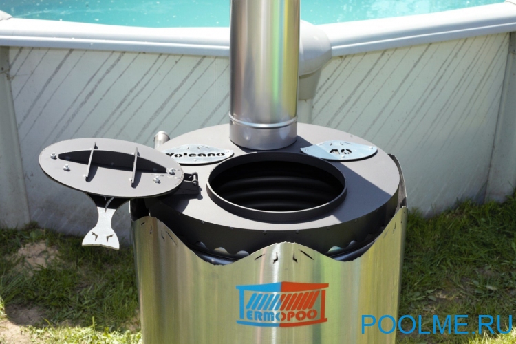 Дровяной водонагреватель Termopool Volcano Pro 40, артикул 265594 Дровяной водонагреватель Termopool Volcano Pro 40, артикул 265594