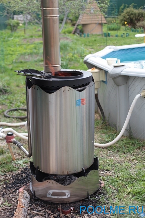 Дровяной водонагреватель Termopool Volcano Pro 40, артикул 265594 Дровяной водонагреватель Termopool Volcano Pro 40, артикул 265594