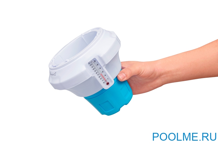 Поплавок-дозатор Bestway с термометром и защитной перчаткой, артикул 58701 Поплавок-дозатор Bestway с термометром и защитной перчаткой, артикул 58701