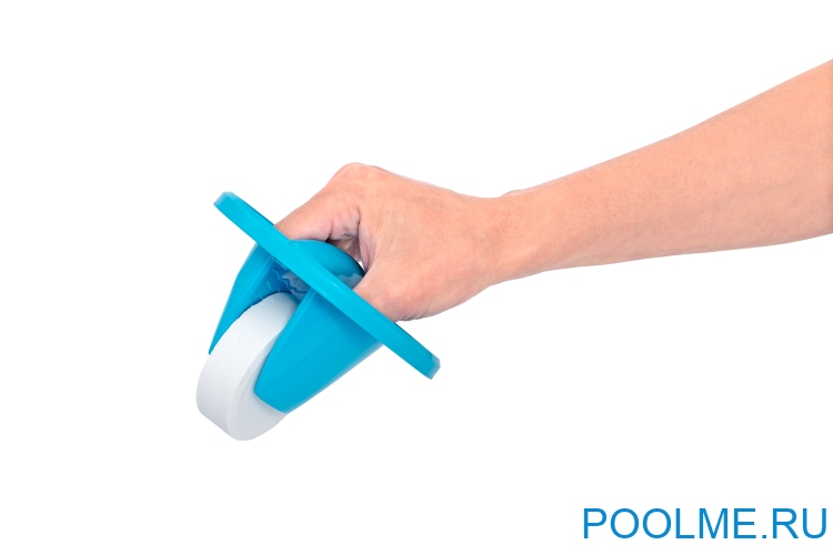 Поплавок-дозатор Bestway с термометром и защитной перчаткой, артикул 58701