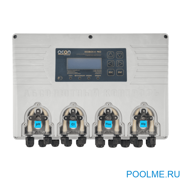 Универсальная станция химической дозации и автоматического управления DOZBOX 4 PRO