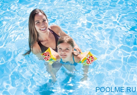 Нарукавники INTEX &quot;Весёлые рыбки&quot;, 23 x 15 см, артикул 58652