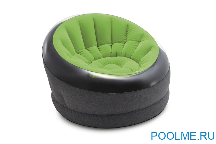 Надувное кресло INTEX Empire 112 x 109 x 69 см, цвет зеленый, артикул 66582-G