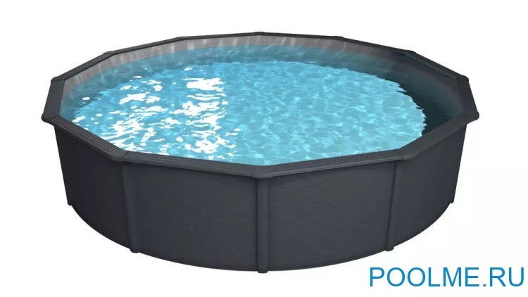 Морозостойкий бассейн MAGIC POOL 5.5 x 1.32 м арт. PR5513G - графит Морозостойкий бассейн MAGIC POOL 5.5 x 1.32 м арт. PR5513G - графит
