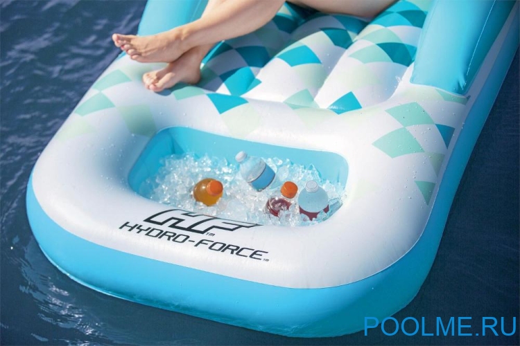 Надувной матрас-шезлонг Bestway для плавания "Cool Days" 2.31 x 1.07 м, артикул 43130