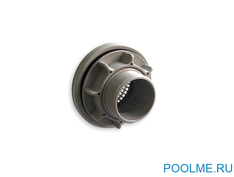 Соединитель сетчатый под шланг с резьбой 38 мм с гайкой и прокладкой, арт.10744 / 4 Соединитель сетчатый под шланг с резьбой 38 мм с гайкой и прокладкой, арт.10744 / 4