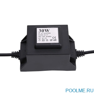 Трансформатор Waterproof 30Вт 220/12В артикул 77030