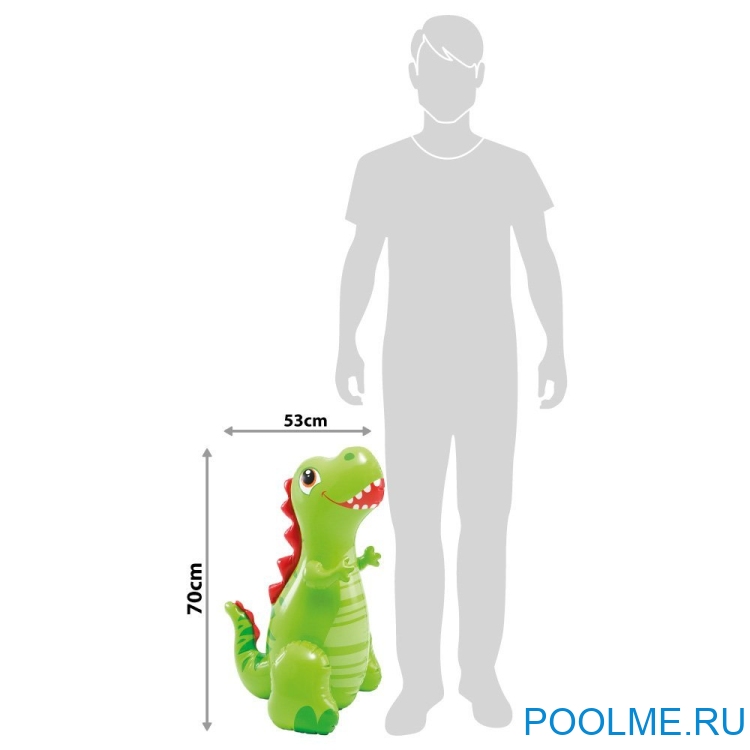 Надувной разбрызгиватель INTEX "Динозаврик" 70 x 53 см, артикул 56598