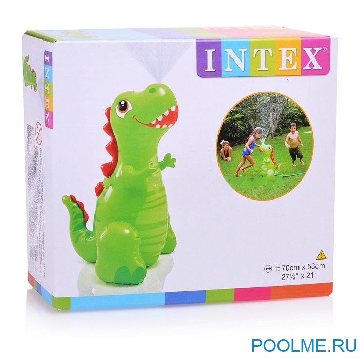 Надувной разбрызгиватель INTEX "Динозаврик" 70 x 53 см, артикул 56598